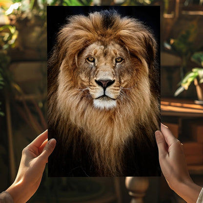 Lion Aluminum Print