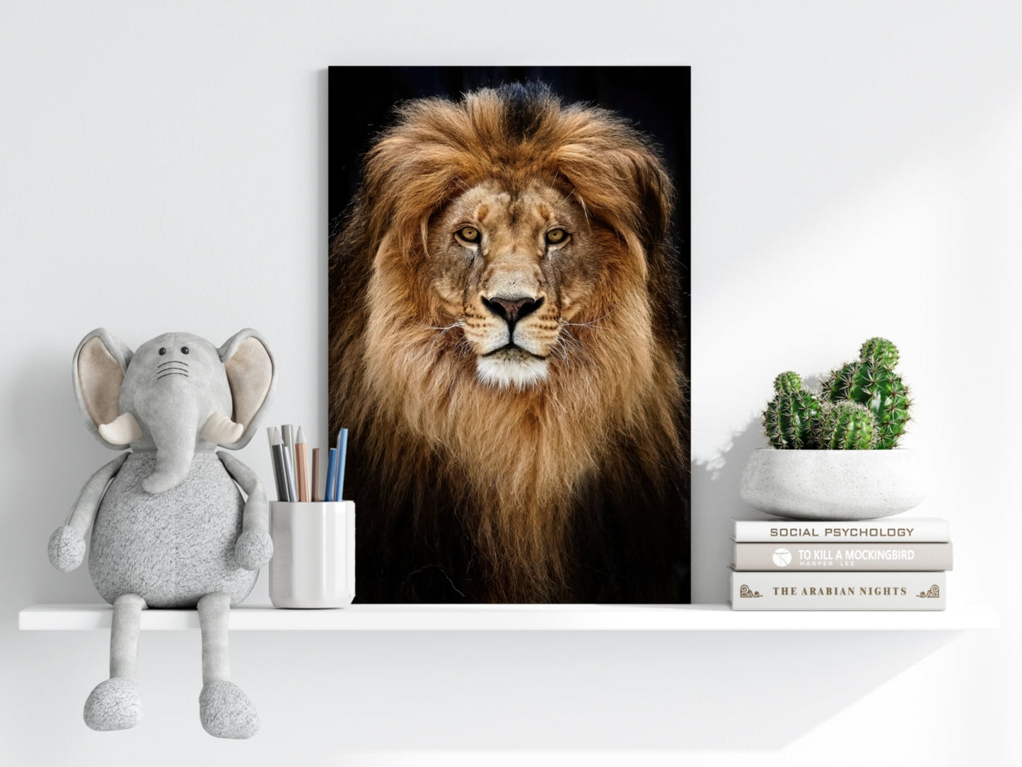 Lion Aluminum Print