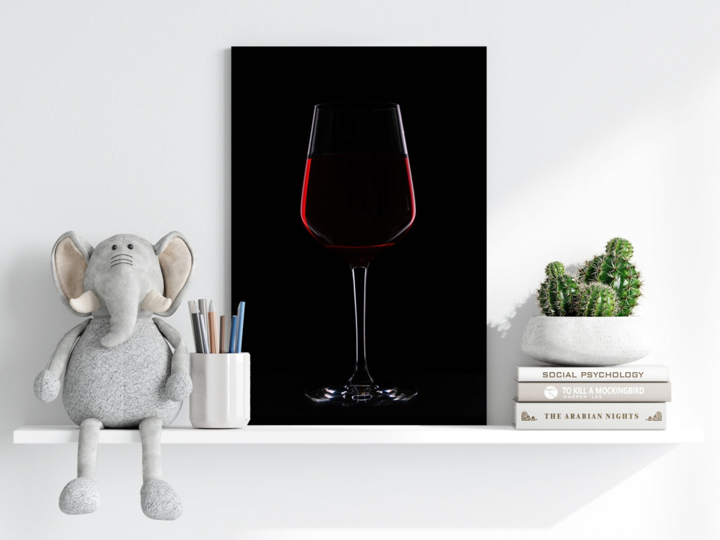 Red Wine Aluminum Print