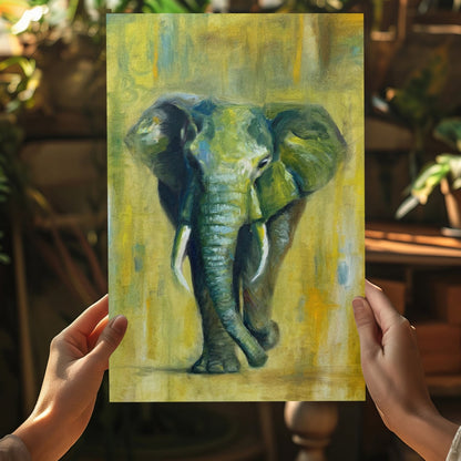Elephant Aluminum Print