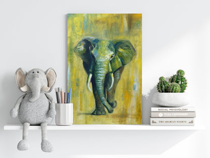 Elephant Aluminum Print