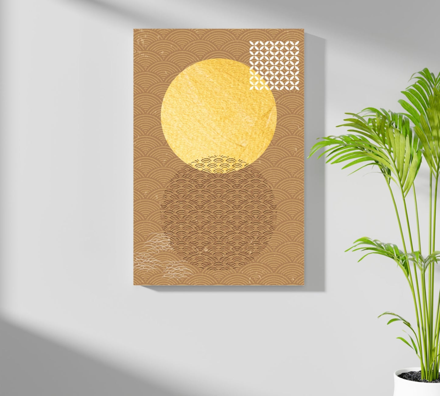 Abstract Art Dots V3 Aluminum Print