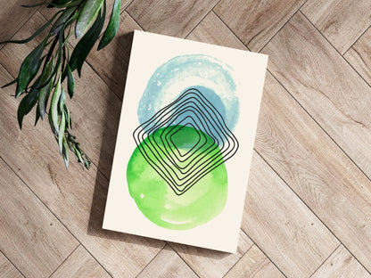 Abstract Gravity V1 Aluminum Print