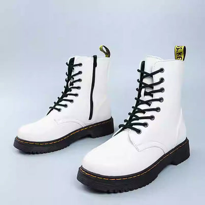 Women’s Martin Short Boots – Classic Lace-Up Ankle Boots