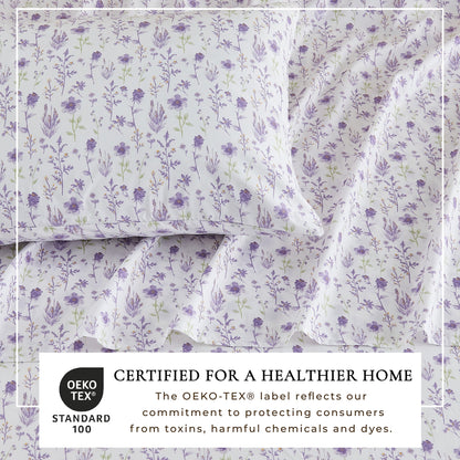 Watercolor Floral Sheet Set - Delia Collection