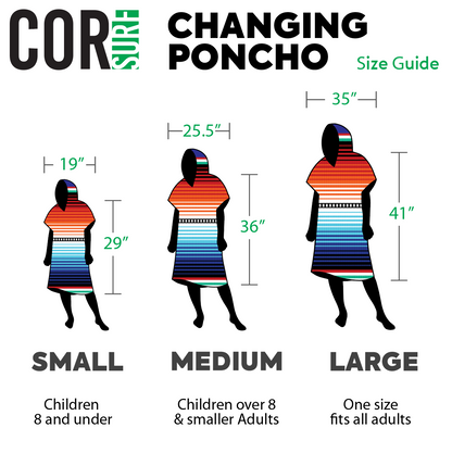 Changing Towel Poncho (Kona) Large Size