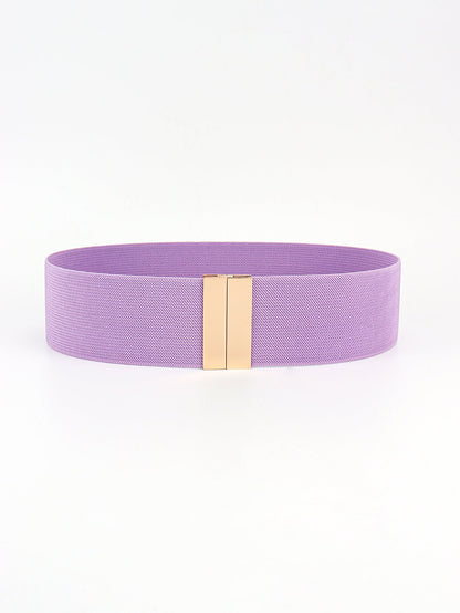 Alloy Buckle Elastic Belt