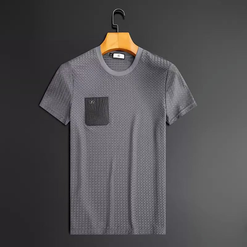 Anti-Wrinkle Flex Suit Mens Short Sleeve Slim Fit Shirts