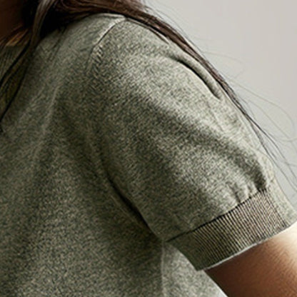 Women’s Soft Stretch Minimalist T-Shirt – Everyday Slim Fit Top