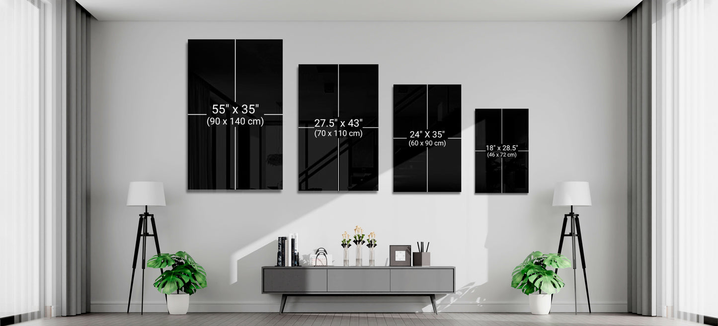Rhino Glass Wall Art