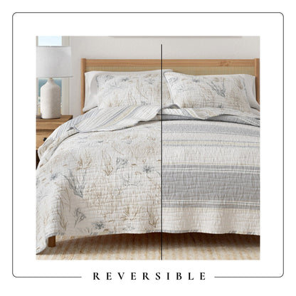 Coral Sea Maze Coastal Quilt Set - Newcomb Collection