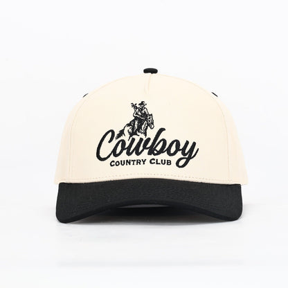 Rodeo Golfer Hat Black
