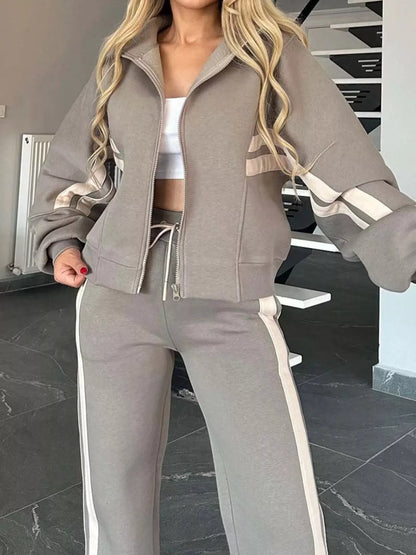 ZipStripe Plus: Full-Size Jacket & Pants Set