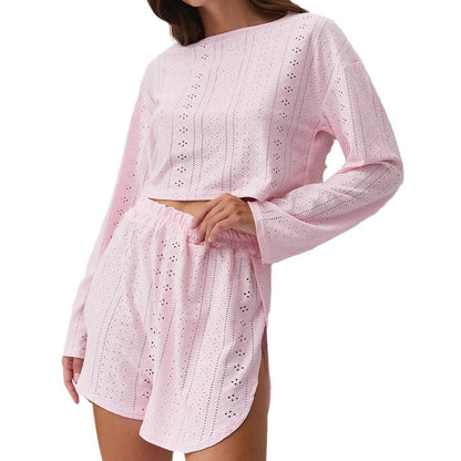 Women’s Slim-Fit Loose Suit Two Piece Shorts Set
