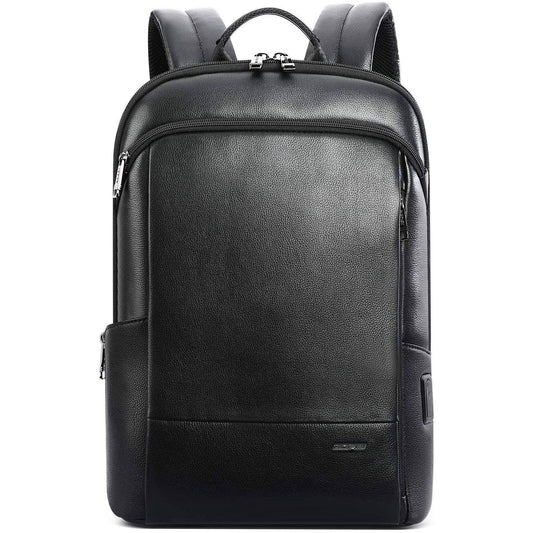 Men's Genuine Leather Backpack – Professional Laptop Carry