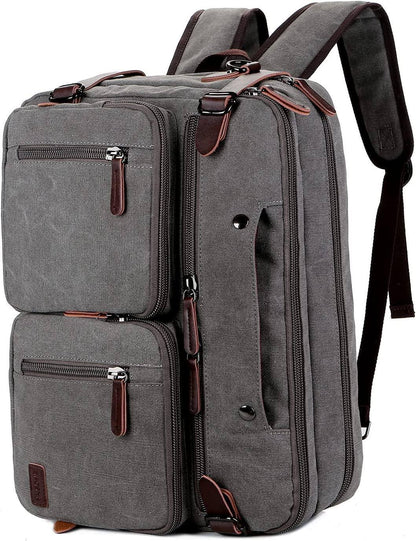 Men's Canvas Messenger Bag – Structured Office Carry
