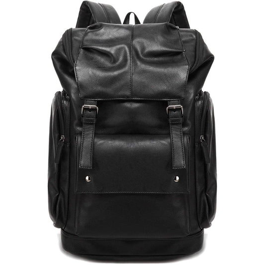 Men's Vegan Leather Backpack – Refined Daily Carry