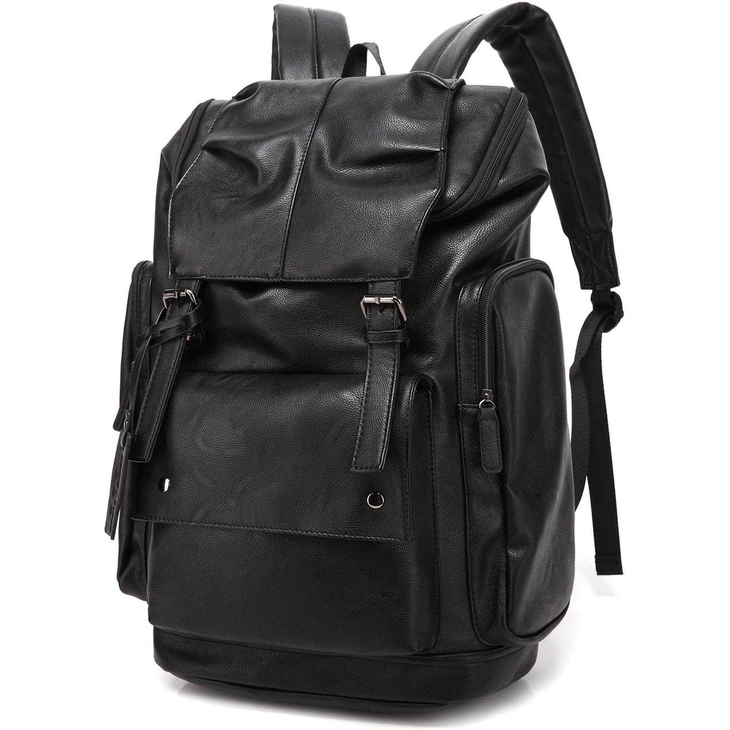 Men's Vegan Leather Backpack – Refined Daily Carry
