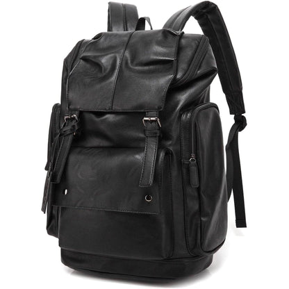 Men's Vegan Leather Backpack – Refined Daily Carry