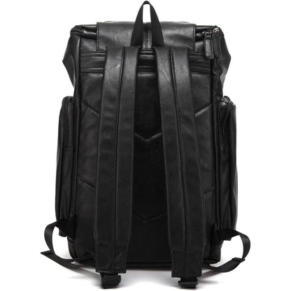 Men's Vegan Leather Backpack – Refined Daily Carry