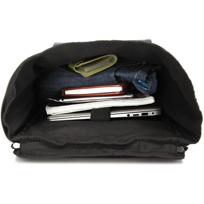 Men's Vegan Leather Backpack – Refined Daily Carry