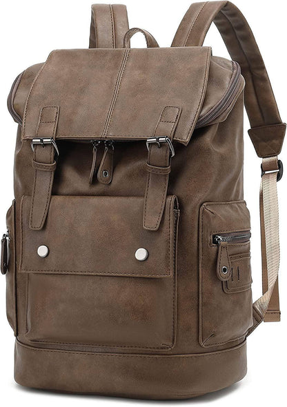 Men's Vegan Leather Backpack – Executive Commuter Carry