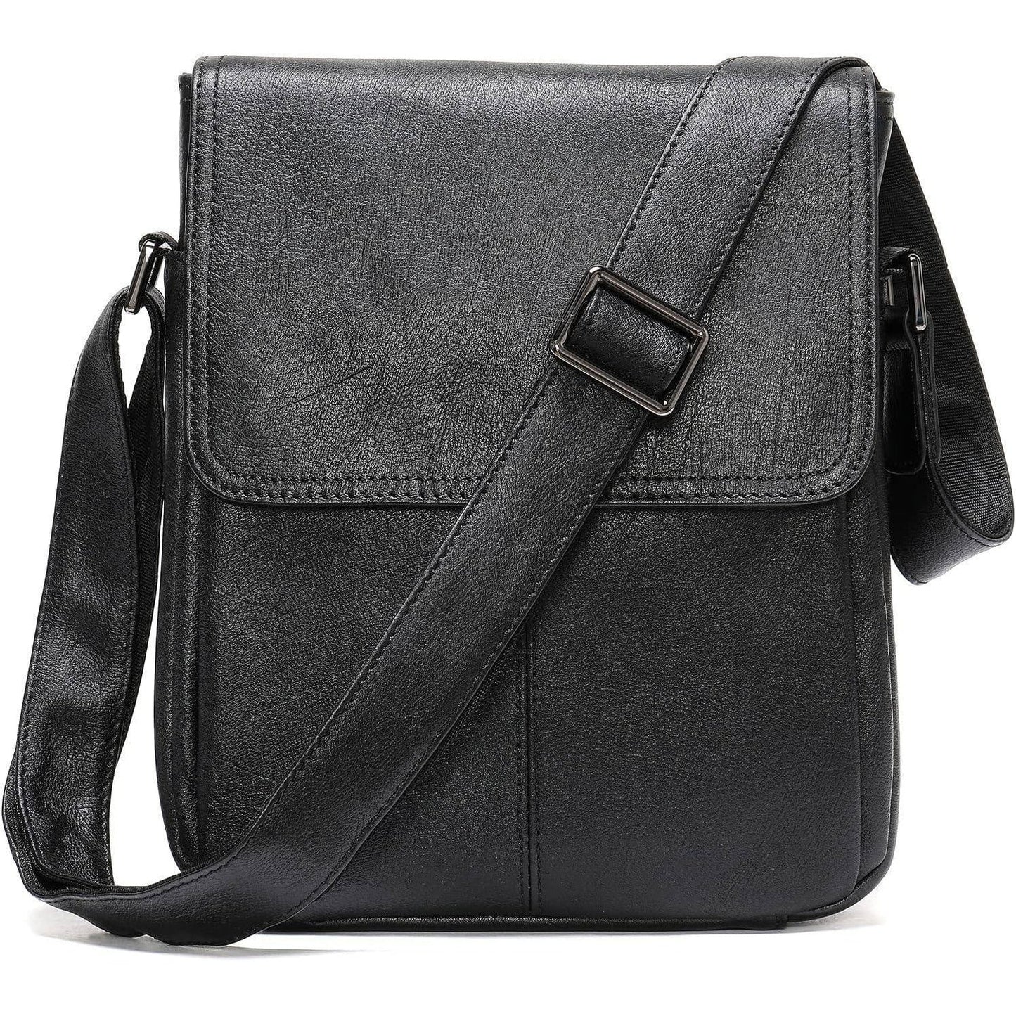 Men's Full-Grain Leather Sling Bag – Refined Business Carry