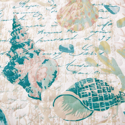 Seashell & Coral Quilt Set - Westsands Collection