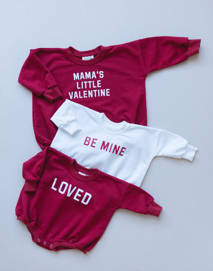 Loved Sweatshirt Romper - more colors