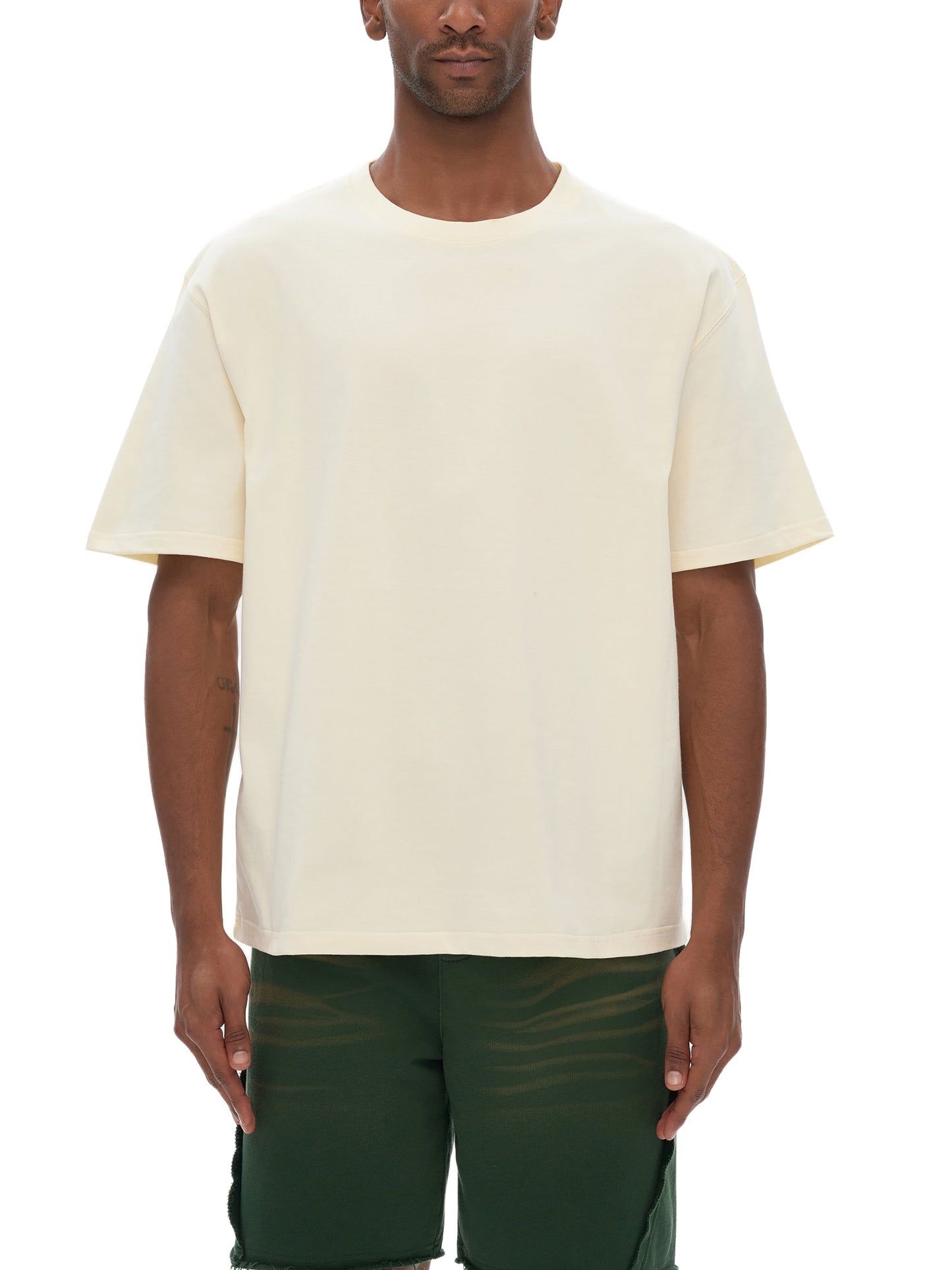 Loki & Ivy Heavyweight Drop Shoulder Cotton T-Shirt