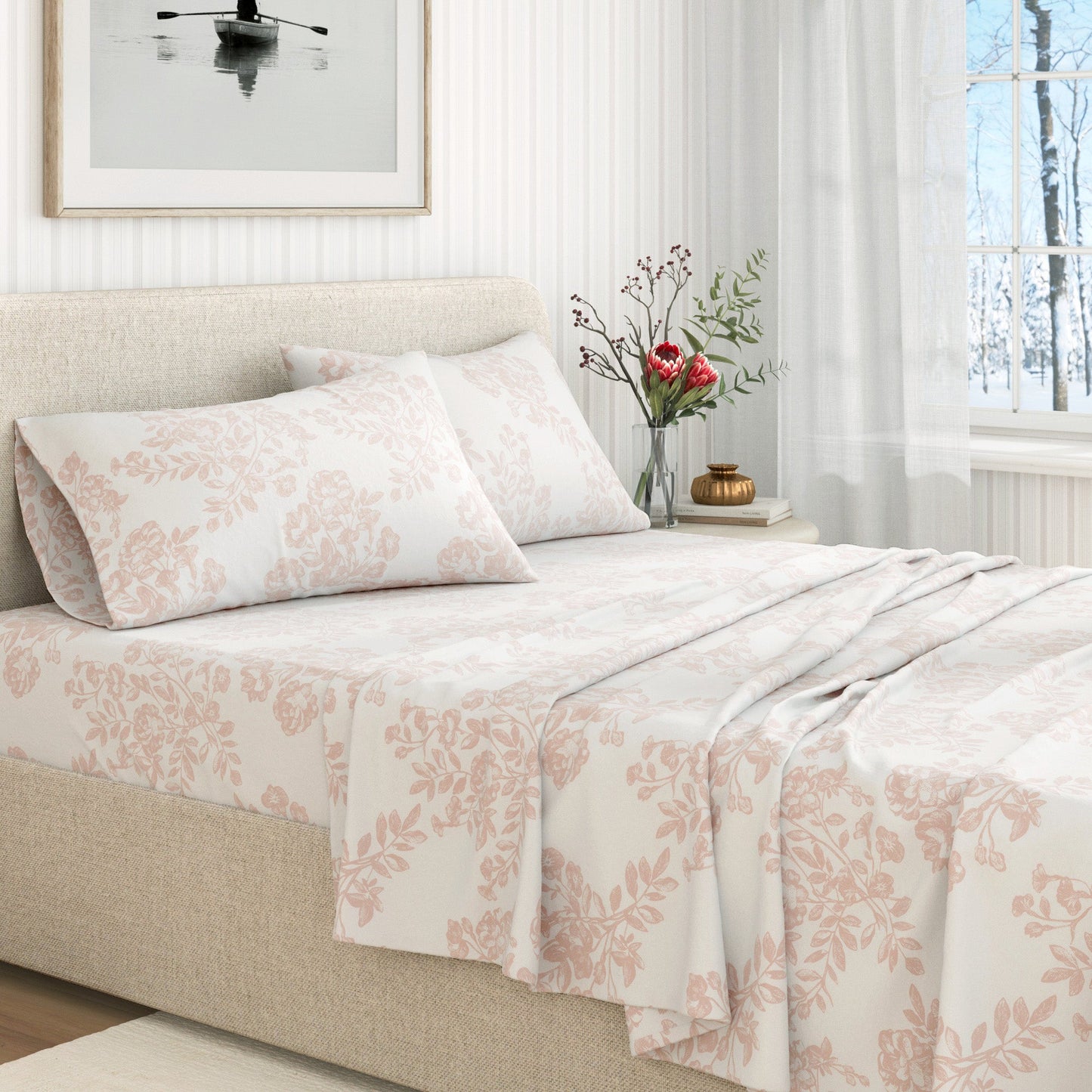 Turkish Cotton Flannel Sheet - Belle Collection