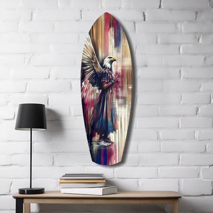 American Eagle Glass Wall Art