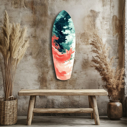 Relentless Waves Glass Wall Art
