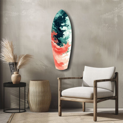 Relentless Waves Glass Wall Art