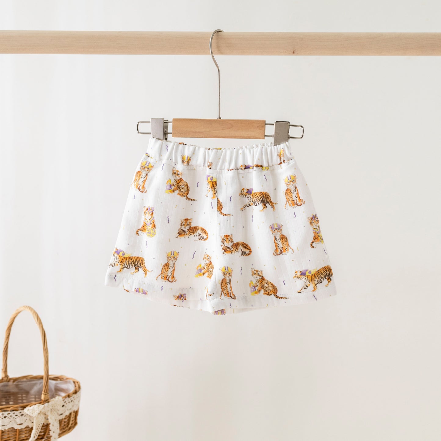 MVC: Louisiana Tigers Organic Muslin Shorts