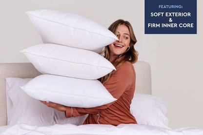 Down + Feather Chamber Pillow