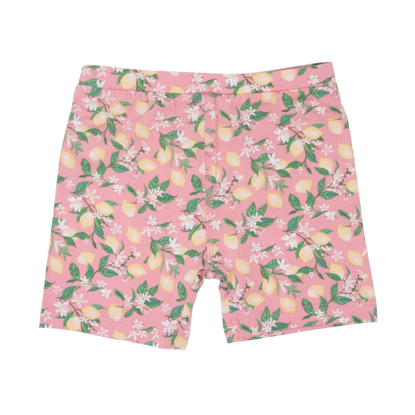 Pink Lemon Floral Print Summer Pajama Set