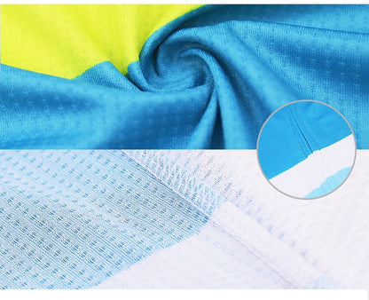 Men Short Sleeves Cycling Jersey Quick Dry MTB Jersey Mountain Bicycle