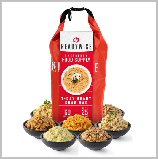 7 Day Emergency Dry Bag 60 Servings Breakfast