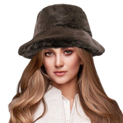 Soft Faux Fur Bucket Hat