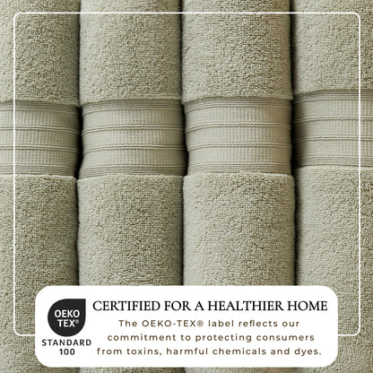 100% Cotton Premium Bath Towel Set - Chiara Collection