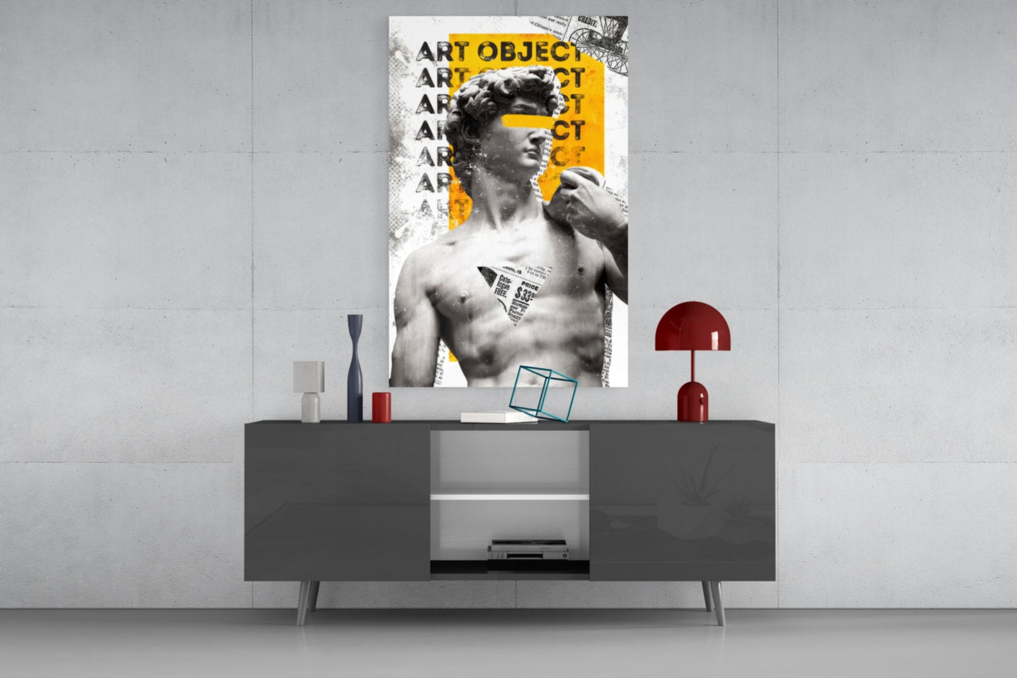 Art Object Glass Wall Art