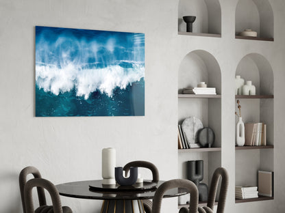 Waves Glass Wall Art