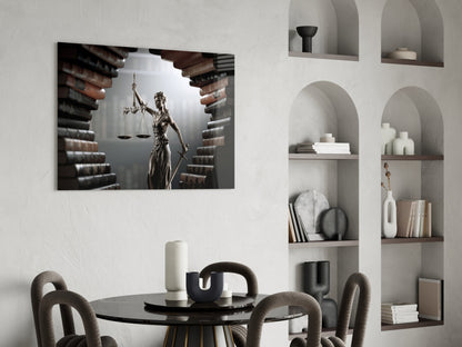 Justice Glass Wall Art