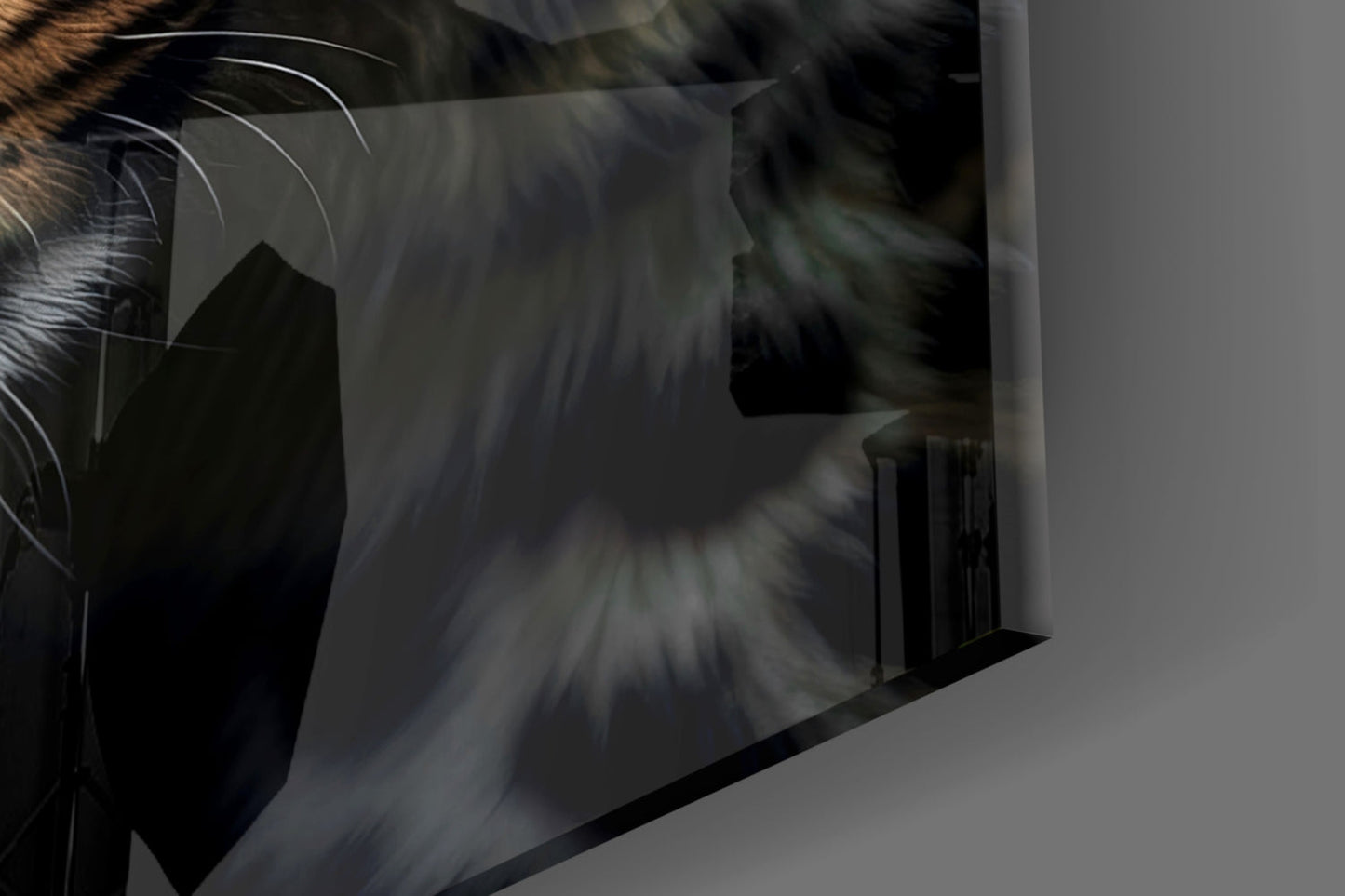 Leopard Glass Wall Art
