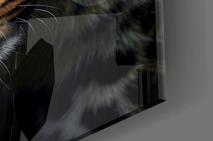Leopard Glass Wall Art
