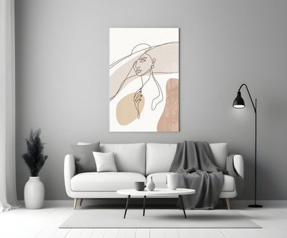 Woman's Art Glass Wall Art