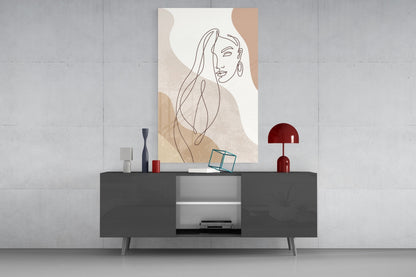 Woman's Art Glass Wall Art