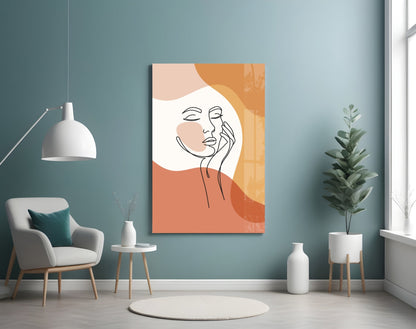 Woman's Art Glass Wall Art