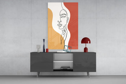 Woman's Art Glass Wall Art
